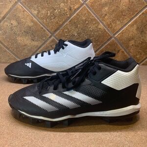 Adidas Adizero Impact Molded ID0963 Men's SIZE 5 1/2 Black White Baseball Cleats
